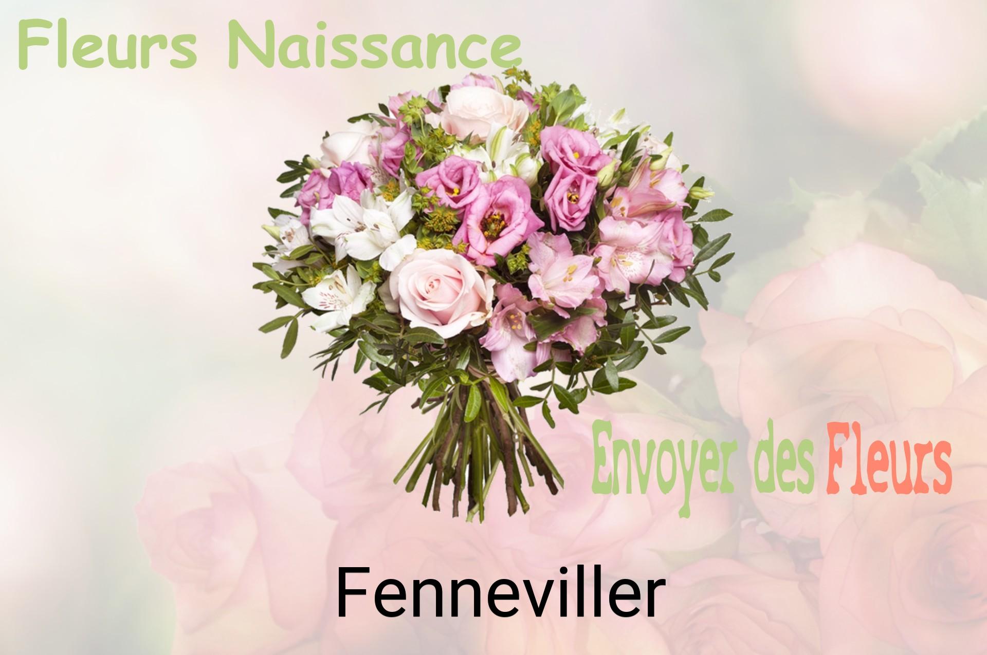 Bouquet de fleurs de naissance livré à Fenneviller
